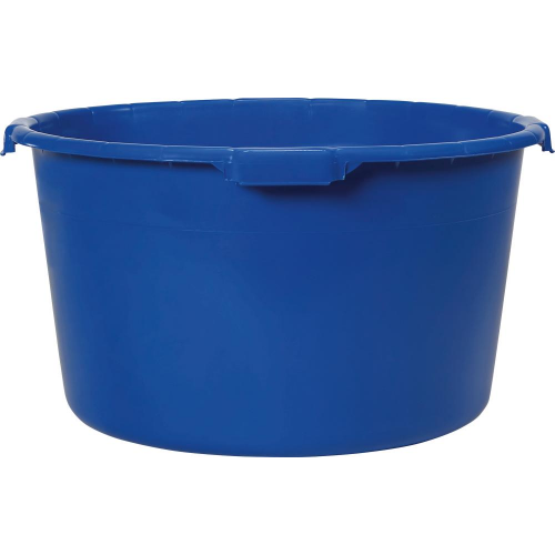 Inspektionswanne Bowl rund 90 l 63x39 cm aus HDPE blau